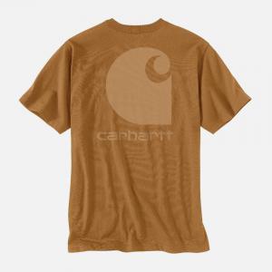 (106149) 릴렉스드핏 포켓 C 그래픽 반팔티 BROWN
